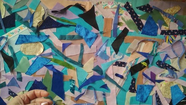 (часть 1) СОБИРАЕМ КРАСИВЫЕ ЛОСКУТЫ КРУЖЕВА ТЮЛИ раскладываем КРАСИВУЮ ТЕКСТИЛЬНУЮ ПИЦЦУ/ АРТТКАНЬ смотреть онлайн