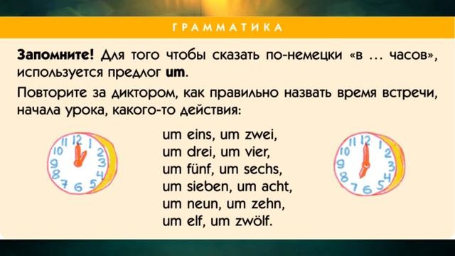 Немецкий язык "Alles klar!", 1-й год обучения, урок 4. смотреть онлайн