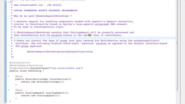 WHY DO WE NEED @EnableAspectJAutoProxy SPRING AOP смотреть онлайн