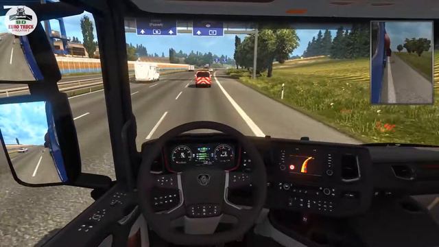 ETS2 Special Transport DLC[heat exchanger 70t] on Scania V8 1500HP Engine Pack смотреть онлайн