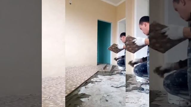 Выкладываю напольную плитку красиво ромбом смотреть онлайн