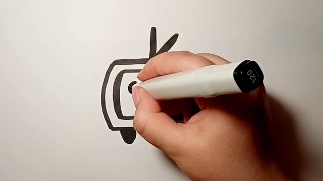 Как нарисовать и раскрасить телевизор для детей. Телевизор рисунок для детей. Рисуем телевизор смотреть онлайн