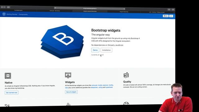 Angular7+ Extended and advanced topics 2018 | S5A1P2 | Angular Bootstrap смотреть онлайн