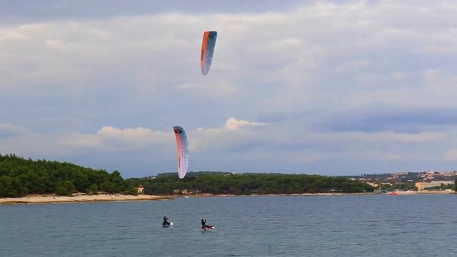 Kite foiling in Premantura. Кайтинг в Премантуре смотреть онлайн