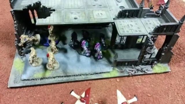 BatRep 16: Eldar & Dark Eldar v Dark Eldar & Eldar 40K Tournament Battle Report смотреть онлайн