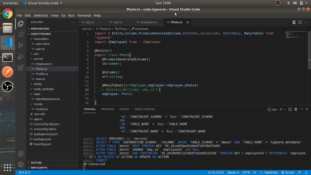 One to Many and Many to One Relations | #12 | Node Js TypeORM MySql in Hindi смотреть онлайн