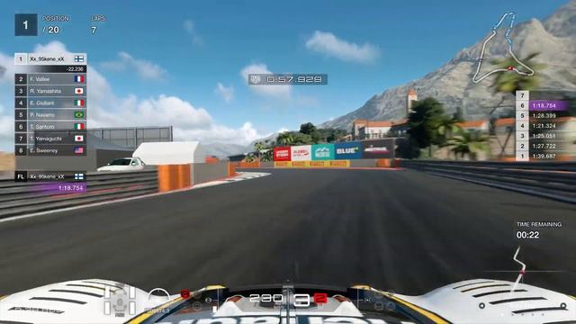 GT sport custom race Dragon Trail 10 laps Alpine VGT Gr1 смотреть онлайн