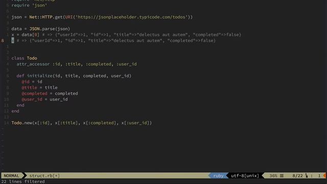Ruby - Struct смотреть онлайн