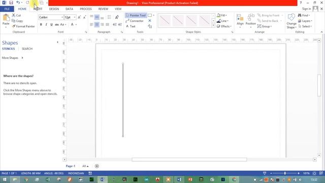 CARA MEMBUAT LINE (GARIS) DI MICROSOFT VISIO || DRAW A LINE IN VISIO смотреть онлайн