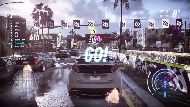 Need for Speed Heat Gameplay Part 5 - Side Mission Day/Night (PS4 PRO) смотреть онлайн