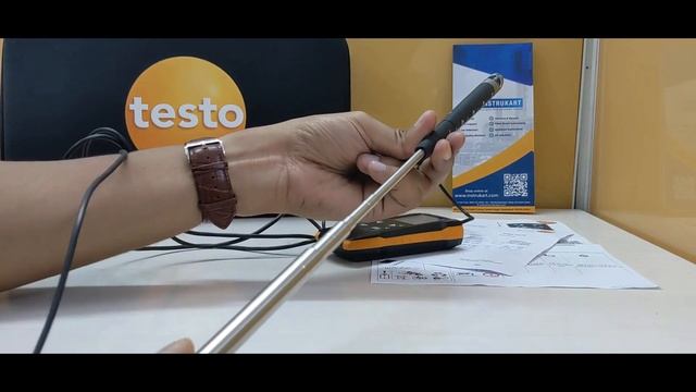 Air Flow Meter With Telescopic Vane | Digital Anemometer | Testo 416 | Instrukart смотреть онлайн
