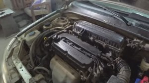 Где находится номер двигателя на Кио Рио 1