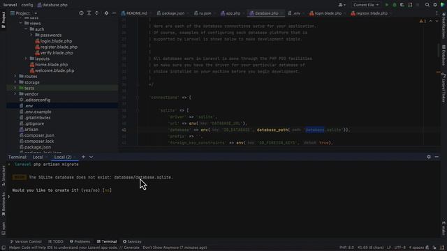 Laravel: Аутентификация через Laravel UI смотреть онлайн