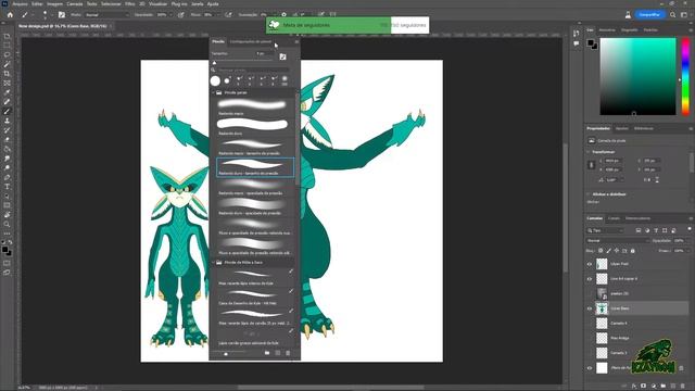 Zelda TOTK & Digital Art | Photoshop/Blender/ClipEst |Creature Digital Artist | PC Gameplay | PT-B смотреть онлайн