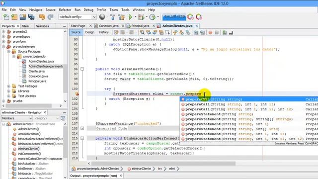 45. Eliminar registro seleccionado desde una Jtable suprimiéndose en la tabla de una base de datos смотреть онлайн