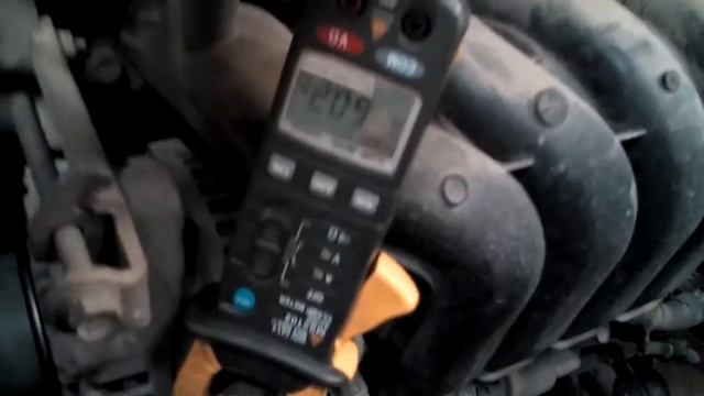 Проверка зарядки токовыми клещами смотреть онлайн