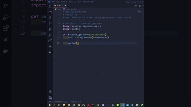Get location on a map using geographic coordinates with python смотреть онлайн