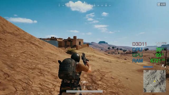 GeForce GTX 960 -- i5-8400 -- PUBG FPS Test Miramar Low смотреть онлайн