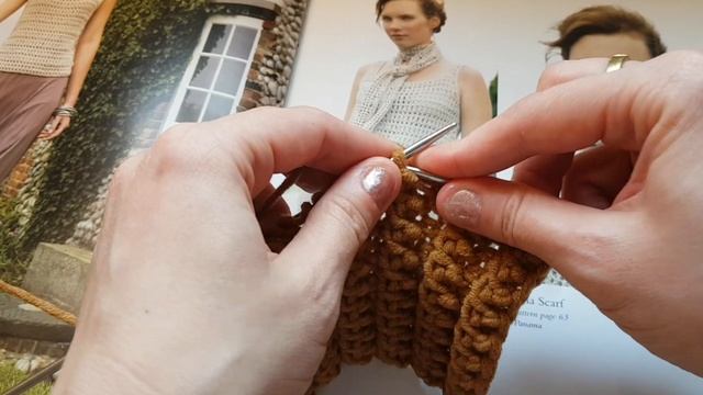 Потрясающей красоты рельефная резинка спицами ? knitting pattern. смотреть онлайн