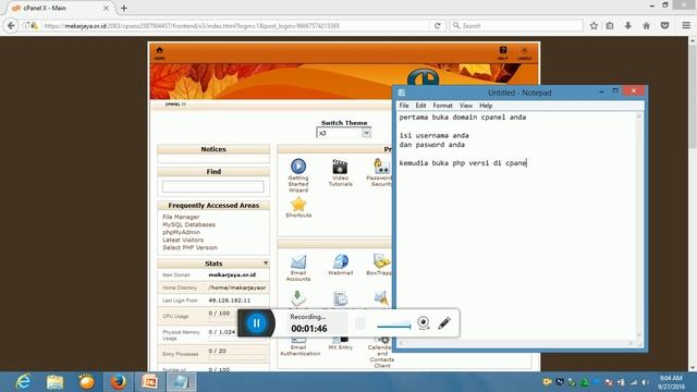 Tutorial merubah Select Php Version Cpanel смотреть онлайн