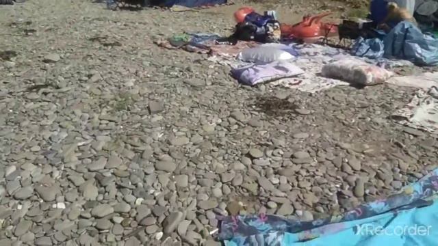 История от Бати!!! как палатку чуть в море с людьми не унесло!!! Жизнь дикарей в Крыму!!! смотреть онлайн