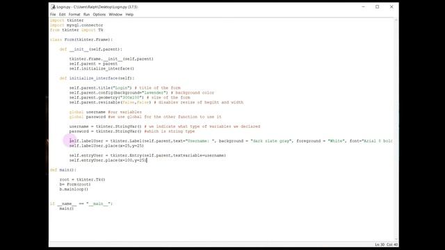 Python - Simple Login using MySQL(Workbench) as Database смотреть онлайн