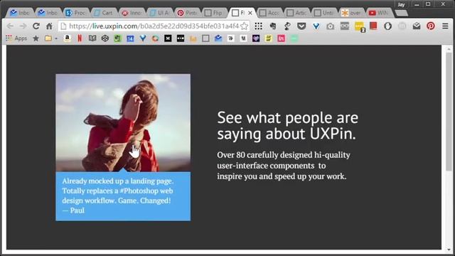 Flip Animation w States UXPin Preview смотреть онлайн