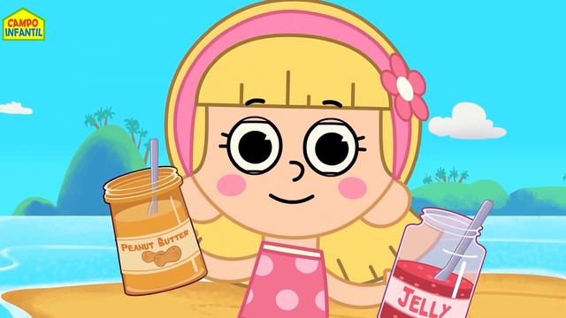 Canciones Infantiles | 🍎🍌 Canción de Frutas con Elly 🍇🍊| Campo Infantil смотреть онлайн