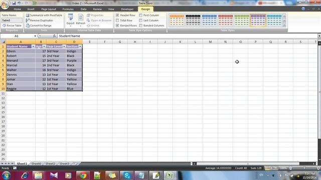 How to format table automatically in Microsoft Excel 2007 смотреть онлайн