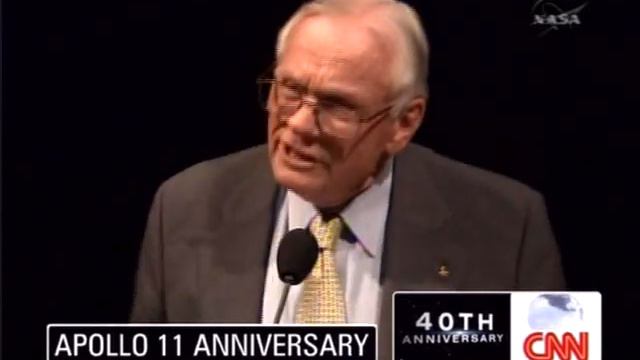 Moon Landing 40th Anniversary Rare speech from Neil Armstrong смотреть онлайн