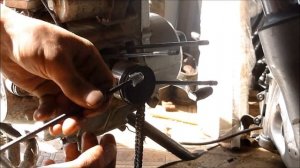 Ремонт мопеда Альфа-  Ирбис меняем шпильки. делаем подгончик хозяину