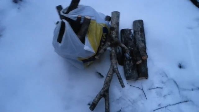 Заготовка сучков для поделки. Поход в лес смотреть онлайн