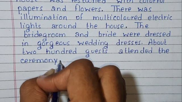 Write a short essay on Wedding Ceremony | Essay Writing | English смотреть онлайн