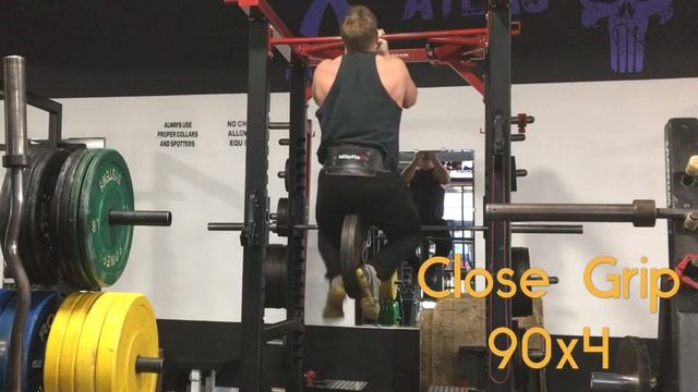 Weighted Calisthenics 1RM Testing - 355 lb Chin Up, 430 lb weighted Dip Attempt смотреть онлайн