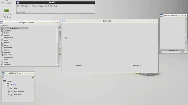 Python GUI-Builder PAGE смотреть онлайн