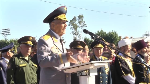 Ритуал приведения к присяге курсантов 1 курса ВА ВКО (27.08.2016) смотреть онлайн