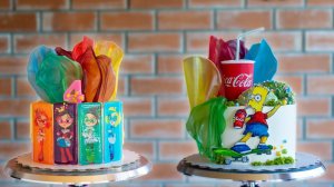 Как я оформляю ДВА торта ОДНОВРЕМЕННО - Я - ТОРТодел!