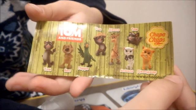 Шоколадные шары Чупа Чупс Говорящий кот Том и друзья/ Talking Tom and Friends смотреть онлайн