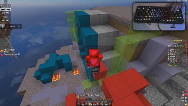 Keyboard + Mouse ASMR Sounds V2 (Handcam) | 3FMC Bedwars *100FPS* смотреть онлайн