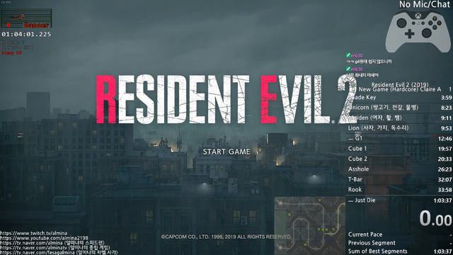 [알미나] Resident Evil 2 Remake Speedrun True Ending Claire / Leon 2nd Hardcore 2:07:26 смотреть онлайн