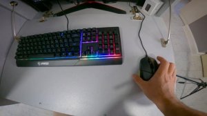 клавиатура с подсветкой MSI GK30 combo для геймеров | обзор