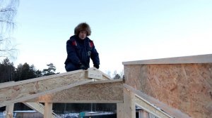 Стропильная система из двутавровых балок. Нюансы монтажа. Построй Себе Дом.