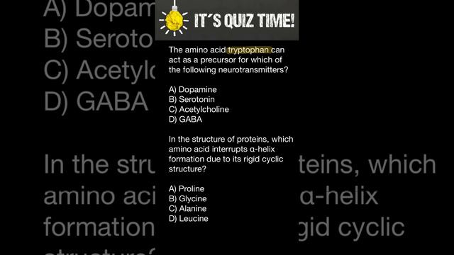 The amino acid tryptophan can act as a precursor for which of the following neurotransmitters? смотреть онлайн