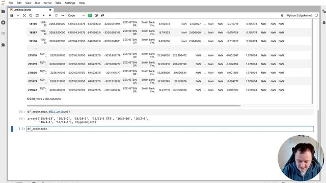 Pandas Dataframes - Data Aggregation Using Geological Lithology Data смотреть онлайн