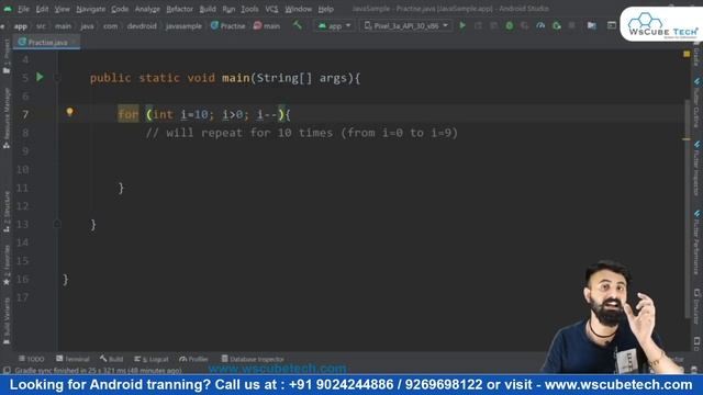 For and For Each Loop in Java with Example | Android Java Tutorial смотреть онлайн