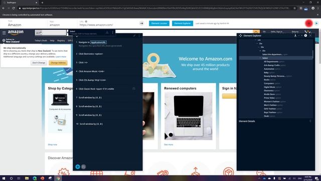 Identify web elements from DOM with TestProject Web Element explorer смотреть онлайн