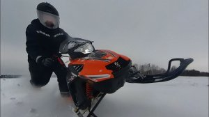 Снегоход Stels Капитан или Compass 200 Бюджетный китайский  дает жару или Стелс Капитан