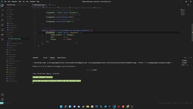 PHP Unit Testing Laravel (Menggunakan Assert) смотреть онлайн