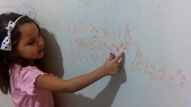 Вика учит стих на НГ смотреть онлайн