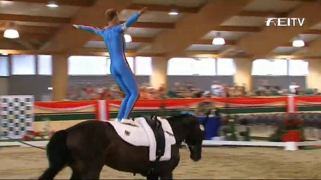 FEI European Vaulting Championships 2013 - Male Senior Compulsory 3rd Place - Erik Oese смотреть онлайн